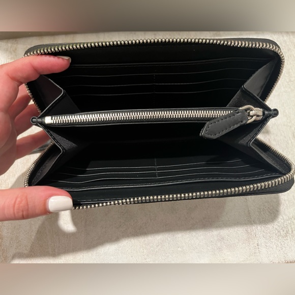 NEW BURBERRY VINTAGE CHECK LARGE ZIPAROUND E-CANVAS WALLET CLUTCH - Picture 3 of 5